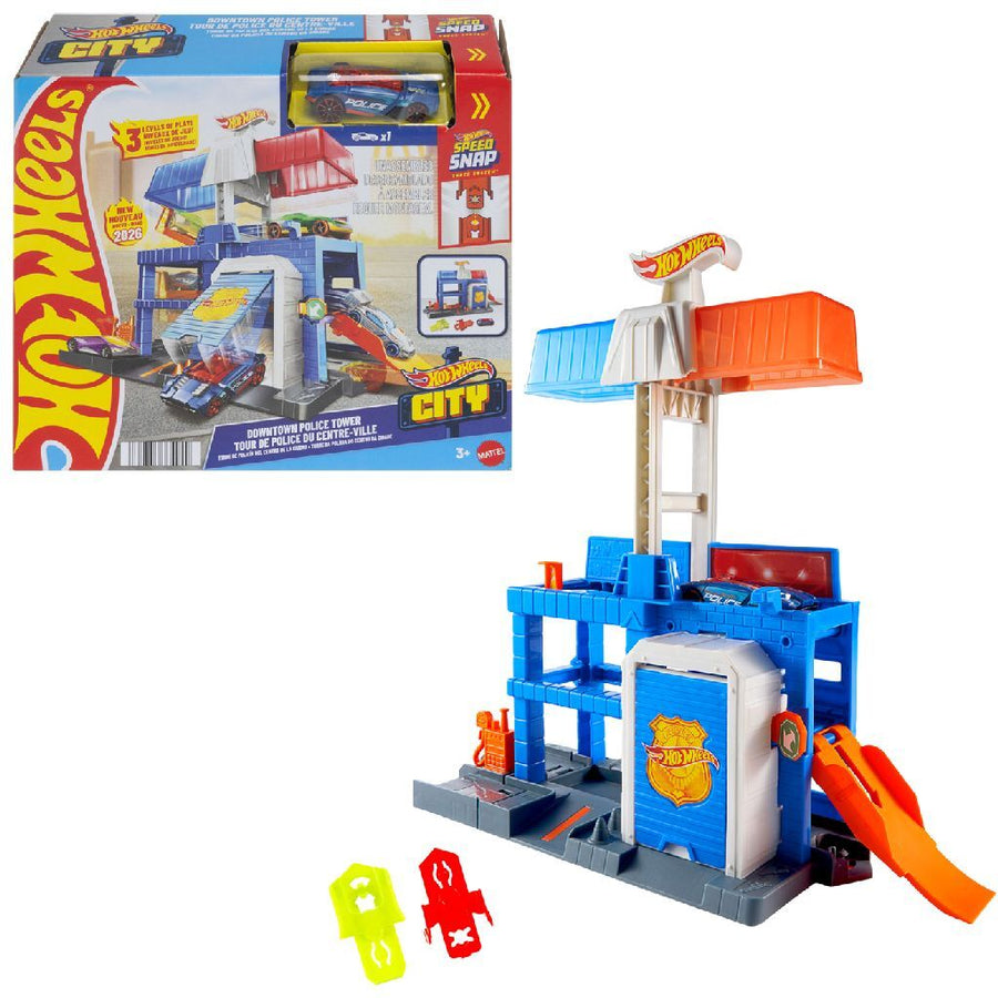 Mattel Hot Wheels City Centrum Politietoren